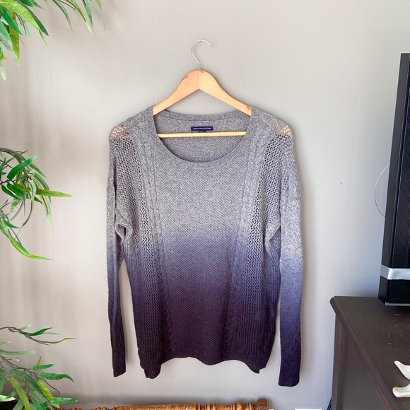 American Eagle Outfitters Tops - Ombre American Eagle sweater🤍 American Eagle Outfitters Tops - Ombre American Eagle sweater🤍